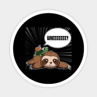 Sloth Turtle Snail Turtle Gifts for Turtle Lovers Sloth Magnet